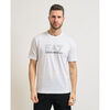 T-shirt Emporio Armani EA7 T-shirt &agrave; col rond pour homme avec logo Blanc