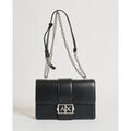 Sac Bandouliere EAX Sac crossbody femme avec logo en m&eacute;tal Noir
