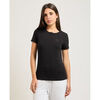 T-shirt Emporio Armani EA7 T-shirt femme avec bande logot&eacute;e Noir