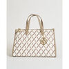 Cabas EAX Sac bandouli&egrave;re AX pour femme avec motif logo Blanc