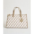 Cabas EAX Sac bandouli&egrave;re AX pour femme avec motif logo Blanc