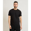 T-shirt EAX T-shirt slim fit homme AX en jersey jacquard merceris&eacute; Noir
