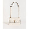 Cabas Guess Sac femme avec bandouli&egrave;re cha&icirc;ne Blanc