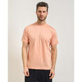 T-shirt Sette/Mezzo T-shirt homme Settemezzo en m&eacute;lange de coton et de modal Orange