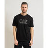 T-shirt Emporio Armani EA7 T-shirt &agrave; col rond pour homme avec logo Noir