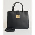 Cabas EAX Sac &agrave; main AX pour femme avec bandouli&egrave;re Noir