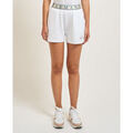 Short sur Grenoble : Short Emporio Armani EA7 Short femme avec ceinture logot&eacute;e Blanc