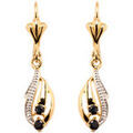 Boucles d'oreille sur Grenoble : Boucles oreilles Daxon by - Boucles d'oreilles saphirs v&eacute;ritables Dor&eacute;