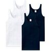 Maillots de corps Schiesser Homme Maillot de corps Paquet de 4 ESSENTIALS Multicolore