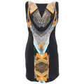Robe courte Bershka Robe Taille 36 / S Multicolore