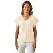 Pull Daxon by - Pull col V manches T avec laine