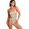 Maillots de bain Selmark Maillot de bain une pi&egrave;ce bustier armatur&eacute; UTOPIA Blanc