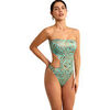 Maillots de bain Selmark Maillot de bain une pi&egrave;ce bustier armatur&eacute; UTOPIA Bleu
