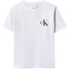 T-shirt enfant Calvin Klein Jeans CHEST MONO LOGO SS T-SHIRT