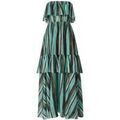 Robe Pinko ARLUNO ABITO MUSSOLA STAMPA RIGA PENNELLATA