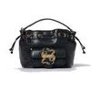 Sac &agrave; main Roberto Cavalli Iconic Snakes Curl Noir
