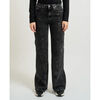 Jeans flare / larges Karl Lagerfeld Jean femme avec coutures et jambe &eacute;vas&eacute;e Noir