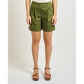 Short Iblues Short femme en popeline mélange coton Vert Short Iblues Short femme en popeline mélange coton Vert Grenoble