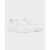 Baskets basses Emporio Armani EA7 Sneakers femme avec logo lat&eacute;ral Blanc