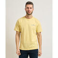 Tee-shirts sur Grenoble : T-shirt Guess T-shirt homme Jeans avec imprim&eacute; au dos Jaune