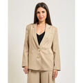 Vestes sur Grenoble : Veste EAX Veste femme avec large d&eacute;collet&eacute; Beige