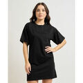 Robes sur Grenoble : Robe courte Ga&Euml;lle Paris Robe courte femme avec logo Noir