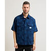 Chemise HUGO Chemise homme &agrave; manches courtes avec poches plaqu&eacute;es Bleu