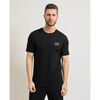 T-shirt Emporio Armani EA7 T-shirt &agrave; col rond pour homme avec logo Noir