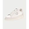 Baskets basses Guess Sneakers Elban femme avec logo lat&eacute;ral Blanc