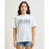 T-shirt Ga&Euml;lle Paris T-shirt femme avec logo strass Blanc