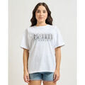 Tee-shirts sur Grenoble : T-shirt Ga&Euml;lle Paris T-shirt femme avec logo strass Blanc
