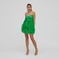 Robes sur Grenoble : Robe courte Ermanno Scervino D40EQ037VERDE