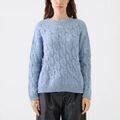 Pull Le Tricot Perugia GIROCOLLOTRECCEEPAILLETTES