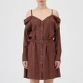 Robe Versace Jeans Couture 78HAO911ABITOMOKACONCINTURAESPALLINEOROLOGATE