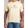 T-shirt Aquascutum T-shirt &agrave; grand logo - beige Beige