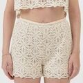 Short sur Grenoble : Short Sabina Mus�yev P50182CIELLOSHORTCROCHETPERLE Blanc