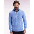 Polo Eden Park Pull col polo bleu Grenoble
