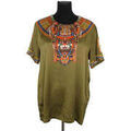 Tee-shirts sur Grenoble : T-shirt Givenchy Tunique en soie kaki