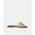 Mules femme sur Grenoble : Mules Xti 78809 Dor&eacute;