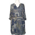 Robe courte Camaieu Robe Taille 38 / M Bleu Grenoble