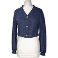 Gilet Shein Top/T-shirt Taille 36 / S Bleu Grenoble
