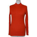 Pull Primark Pull col roul&eacute; Taille 38 / M Orange multicolor