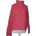 Pull Mng Pull col roul&eacute; Taille 34 / XS Rose multicolor