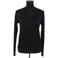 Gilets sur Grenoble : Gilet Closed Cardigan en lin noir