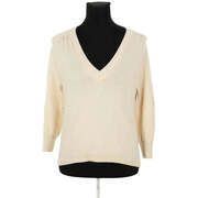 Pull Bash Cardigan en laine beige