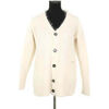 Gilet Ami Paris Cardigan en laine blanc