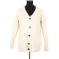 Gilet Ami Paris Cardigan en laine blanc Grenoble