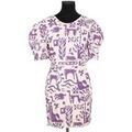 Robe courte Claudie Pierlot Robe en lin violette Grenoble