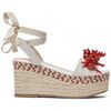 Espadrilles Liu Jo Sandales &agrave; semelle compens&eacute;e avec du corail Rouge