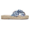 Mules Liu Jo Mules en corde avec imprim&eacute; Bleu